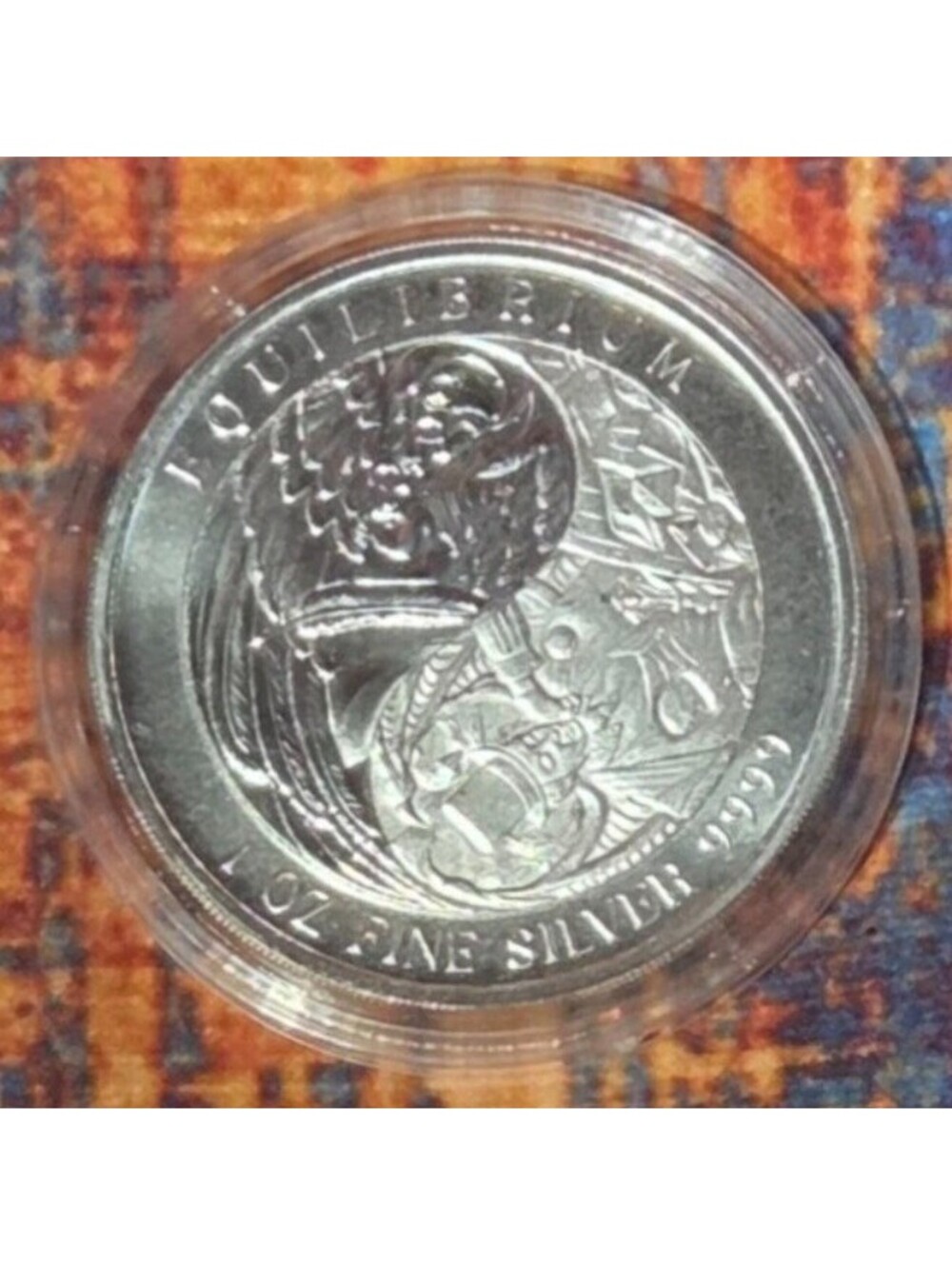 EQUILIBRIUM King Charles 1 oz 999 Fine Silver Round New in Capsule TOKELAU 2024
